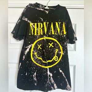 Distressed Nirvana Band tee